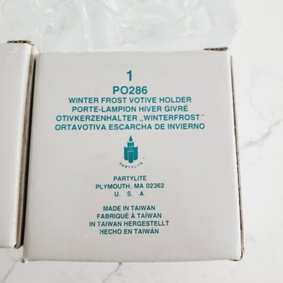 NWT Partylite Winter Frost Votive Holders &  Scents Of The Season 20 Candle Set - Picture 4 of 8
